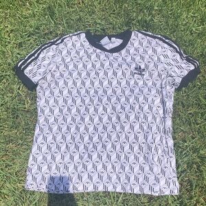 Adidas Monochrome Patterned Tee